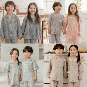 국산 아동 주니어잠옷 초등 학생 남아 여아 잠옷 유아 어린이 파자마 봄 여름 수면