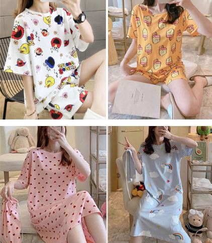 스파오 실크 파자마 세트