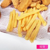 음식모형 음식미니어처 진짜같은모형 실물 모조감자튀김 모형 KFC 맥도날드 소품 어린이 소