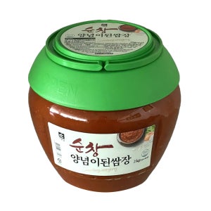 기픈샘 순창 양념이 된 쌈장 2kg 고깃집쌈장 순대막장
