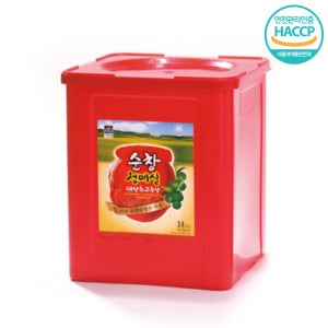 업소용 식당 대용량 다용도 기픈샘 순창 청매실 태양초 고추장 14kg