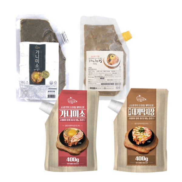 가니미소 400g 오리지날 / 마일드 붉은 대게딱지장 홍게장 고래미 코우