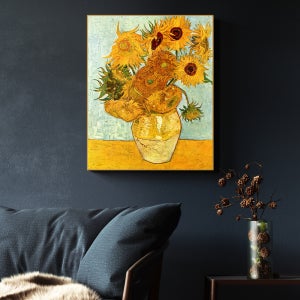 고흐 해바라기 그림 액자 골드 돈들어오는그림