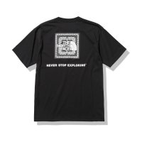 노스페이스 SS BANDANA SQUARE LOGO 반팔티셔츠