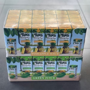 tipco 팁코 파인애플 그린 착즙 주스 200ML X 24 어린이 유아 음료 과일 쥬스