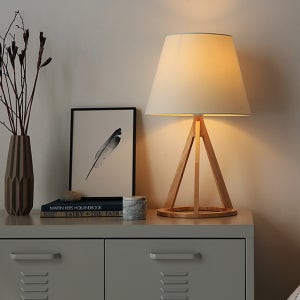 마켓비CORN 북유럽스탠드 램프 자작나무 우드 침실 호텔 무드 거실 조명 단스탠드 등