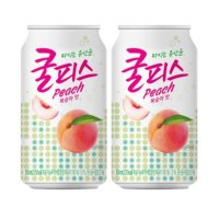 쿨피스캔 쿨피스 피치 복숭아 350ml 24 캔