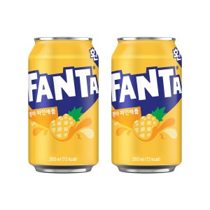 (공식) 환타 파인애플 CAN 350ml 24개