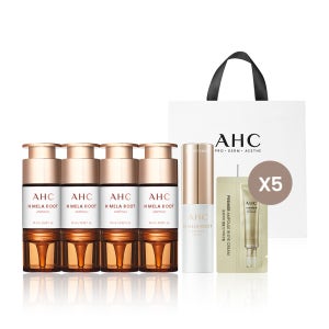 AHC 에이치멜라루트앰플 10ml 4개 +앰플스틱 10g +쇼핑백 +앰플인 아이크림 1ml 5개