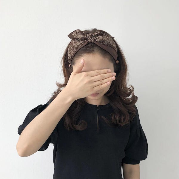 보헤미안 리본 와이드 페이즐리 터번 헤어밴드 반다나 스카프머리띠