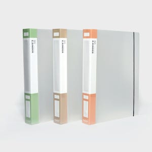 이글바인더 B5 26공 PP 링 바인더 반투명 화이트 526B 1개 /책등 세네카 인덱스형