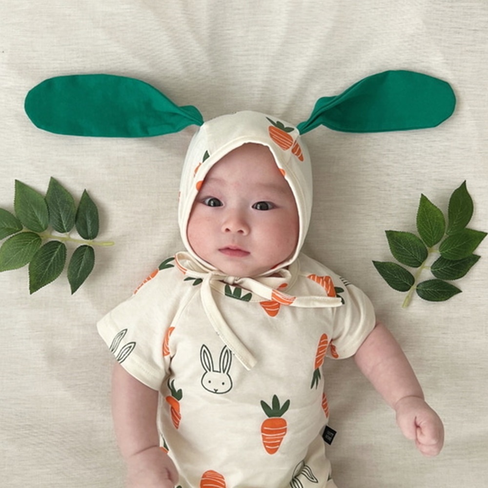 오뜨베베 아기옷 신생아 50일 백일 6개월 돌 바디 외출복 반팔야채슈트 S