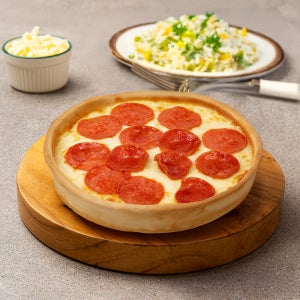 리얼 시카고피자 페퍼로니 피자