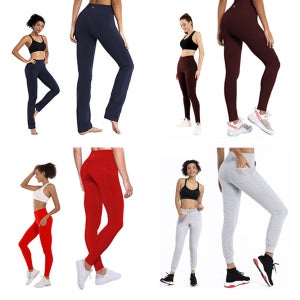 코튼나일론 기본 일자 팬츠 요가복 요가바지 레깅스 애슬레저룩 필라테스 자전거