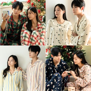 BYC 외 커플 수면 잠옷 세트 밍크 겨울 빅사이즈 파자마 바지 남자 여성 극세사 피치기모