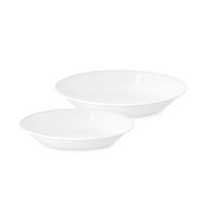 코렐 저스트화이트 찬기 2P(중,대) / 그릇추천 집들이선물 예쁜접시 신혼 혼수 식기