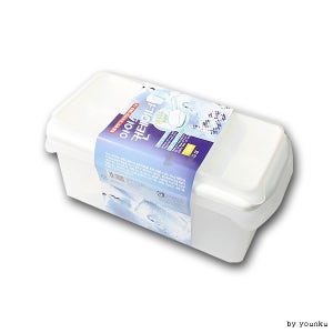 아이스 트레이 얼음통 컨테이너 얼음 뚜껑 제빙기 얼음 보관통 세트 냉동실 얼음필통 보관함