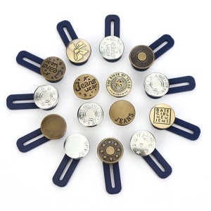 바지 허리 늘리기 연장 단추 5개입 바지단추 요술단추 요술버클 허리조절단추 수선단추 매직버튼 바지수선 리폼