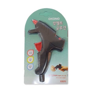 오공 핫멜트 글루건 PT-10 스틱 7.2mm 강력접착 소형 실리콘건