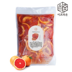 이츠라온 수제과일청 자몽청 슬라이스 4kg