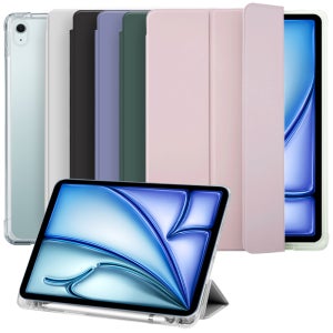 아이패드 에어 11 7세대 6세대 5세대 4세대 케이스 M3 M2 애플펜슬 수납 반투명