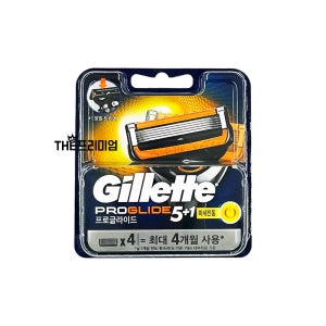 질레트 플렉스볼 프로글라이드 파워 미세진동 면도날 4입
