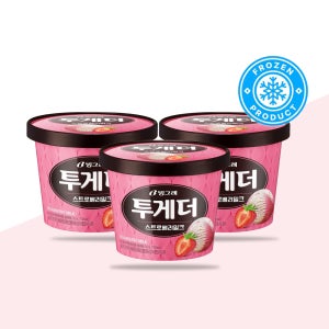 빙그레 대용량 벌크 홈 아이스크림 투게더 딸기 6개