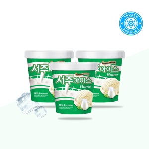 대용량 퍼먹는 홈 아이스크림 서주 아이스홈 밀크 우유 660ml 6개