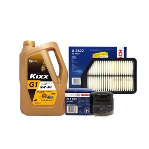 아반떼MD 1.6가솔린 엔진오일세트 킥스G1(4L)+필터1182-2422