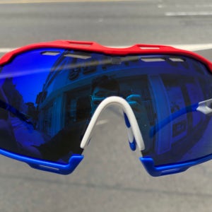 루디 컷라인 고글 선글라스 화이트 블루 미러 렌즈 유희관 오승환 착용 SP633969