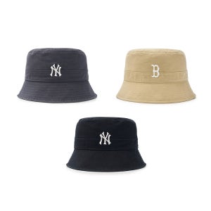 [MLB] 베이직 원포인트 워싱 버킷햇 (2 COLOR)