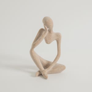 생각하는사람 스톤 오브제 홈카페 인테리어 촬영 소품 장식 Type 1