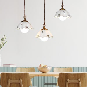 국산 나비도자기 1등 2등 3등 펜던트 LED 식탁등 북유럽 포인트 인테리어 조명