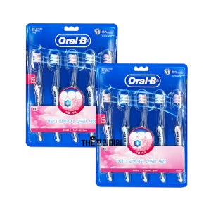 오랄비 초미세모 벨벳 초소형헤드 칫솔 5개입 2개