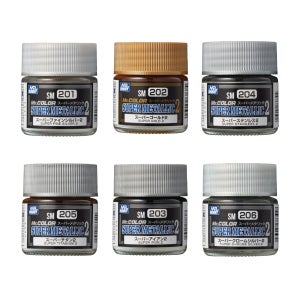 [군제] 슈퍼 메탈릭 2 컬러 SM 도료 시리즈