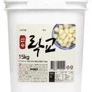 코우 신슈 3S 말통 락교 15kg 대용량 일식 오싱고