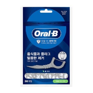 오랄비 일회용 치실 C자형 30개입 X 4팩