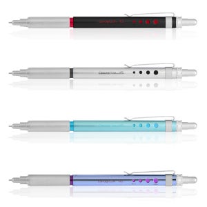 OHTO SP-1505C 컨셉션 0.5mm 샤프 제도용 디자인 도면 심 부러짐 방지 상단 노크 필기 연필 볼펜 문구 필기구 필통 연마 황동 알루미늄 트위스트 방식 지우개 내장