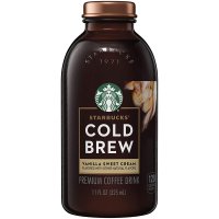 스타벅스 콜드브루 프리미엄 커피 바닐라 스위트 크림 유리병 11oz(325mL) 6개 Starbucks Cold Brew Coffee Vanilla Sweet Cream