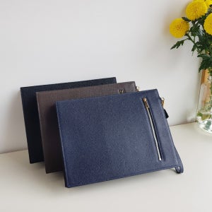 루체인가죽공방 천연 캐비어 소가죽 남자클러치백 남성 손가방 커플 스트랩 수제클러치백 선물