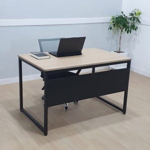 몽뜨가구 앞가림판책상 HPM자작 책상 테이블 스터디카페책상 1인독서실