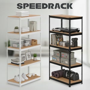 스피드랙 수납선반 다용도 대형선반 다용도실 팬트리 앵글 제작 무볼트 300300600 5단