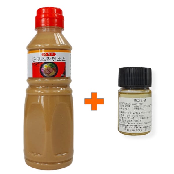 성수 돈코츠라멘소스 일본 라멘 육수 400g & 마파라유 20ml