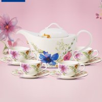 빌보찻잔 명품 빌보커피잔 Villeroy Boch 차 커피 컵 접시 레트로커피잔