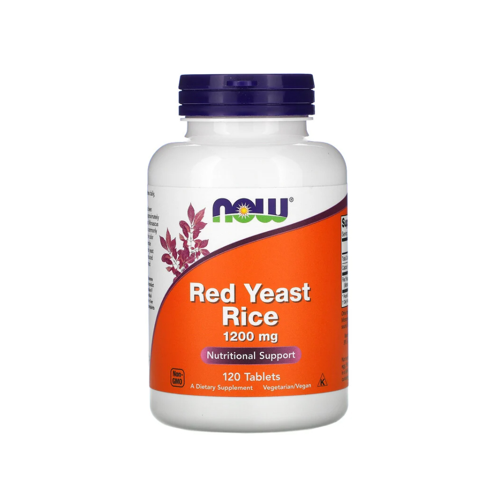 NOWFOOD 나우푸드 Red Yeast Rice 홍국 1200mg 120정 타블렛 칼슘 말토덱스트린 HPMC 셀룰로오스 마그네슘스테아레이트 이산화규소 함유