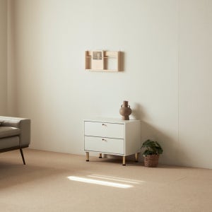 엘라가구 모닝 2단 미니 침대 협탁