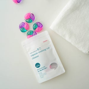 BAS 바스 캡슐형 세탁조 클리너(드럼 통돌이 세탁기 청소) 90g, 1개