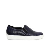 trendy navy Alligator pattern Slipon,셀린느 슬립온, 슬립온슈즈, 커플슬립온, 슬립온, 가죽슬립온, 명품슬립온