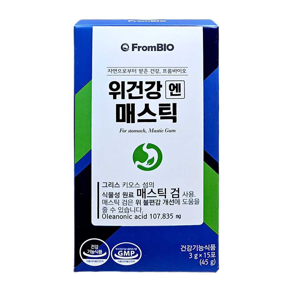 프롬바이오 위건강엔 <b>매스틱</b> 1박스 (소비기한 27년 12월 이후)