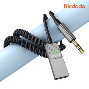 맥도도 블루투스5.1 핸즈프리 AUX 차량용 오디오 수신 리시버 CA870 블랙